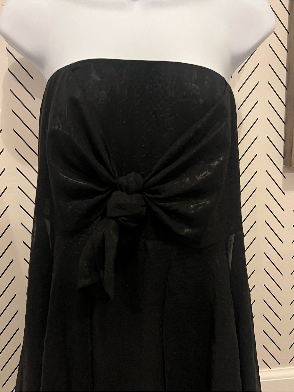 Free People “Good for You” Strapless Tie-Front Mini Dress – Size 8 - Picture 7 of 13